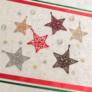 刺繍ミシン体験『星形オーナメントを作ろう！』