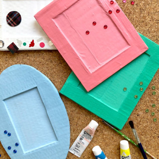 こどもワークショップ フォトフレームづくり